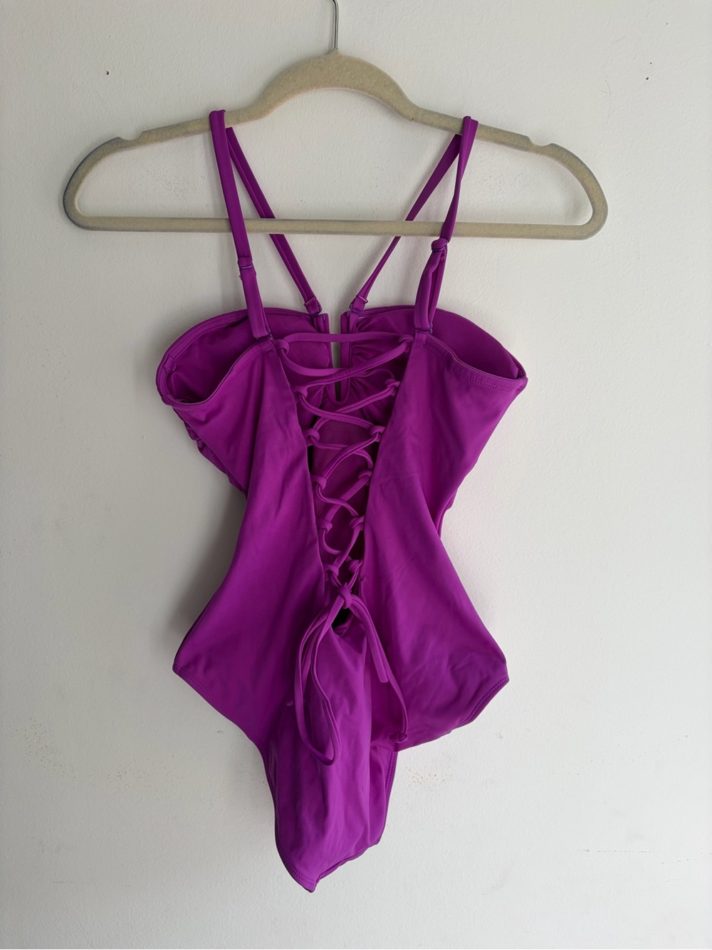 TA3 Plungey One Piece Swimsuit Small Purple - Picture 4 of 5